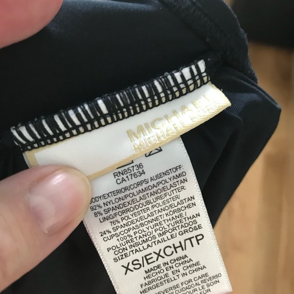 Michael Kors Triangle Bandeau BIKINI - Picture 5 of 10